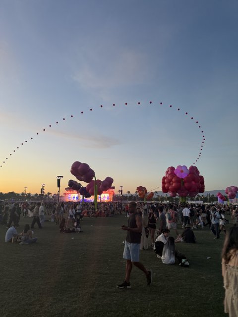 Sunset Festivities at Empire Polo Club