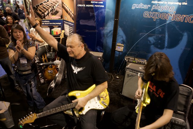 Dick Dale Rocks the Crowd with His Electric Guitar