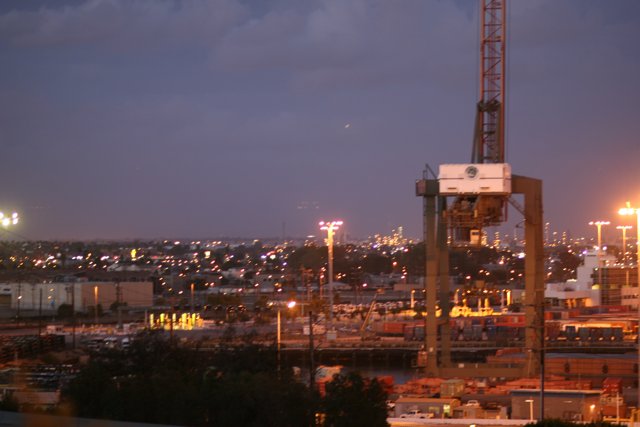 Towering Crane in the Metropolis