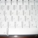 White Keyboard with Number Pad