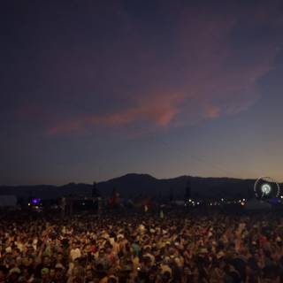 A Sea of Fans Rocking the Night Away at Coachella Festival