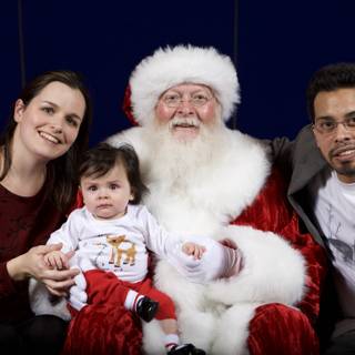 Baby's First Christmas with Santa