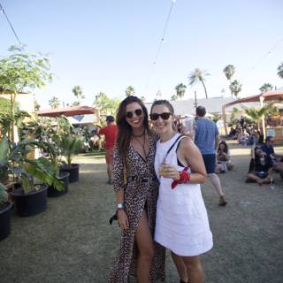 Two Women Enjoying the Outdoors at Coachella 2016