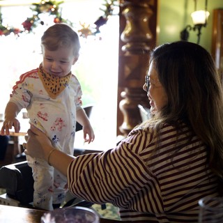 Tender Morning Moment Between Mother and Toddler at Home