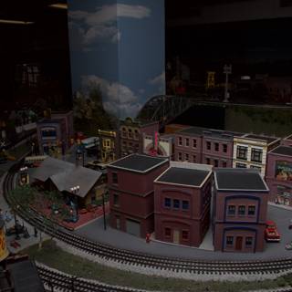 Metropolis Model Train Track