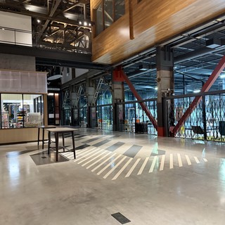 Industrial Modern Architecture: Multi-Level Urban Venue Interior