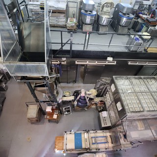 Industrial Bakery Kitchen Viewed from Above