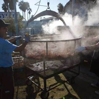 Grilling Up a Storm at the Lobster Festival