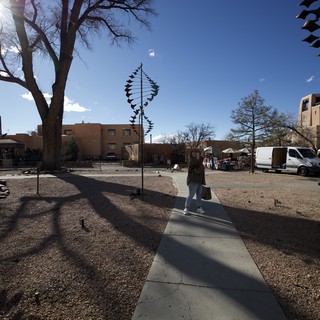 Kinetic Sculpture Plaza in Santa Fe Historic District