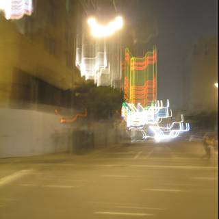 Blurred Metropolis Nights