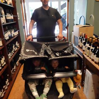 Family Outing at the Wine Shop