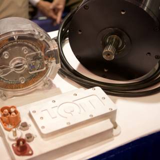 Motor and Control Box on Display at Trade Show