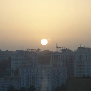 The Sun Sets on the Urban Skyline