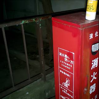 Red Box with White Sticker