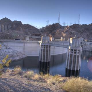 Majestic Hoover Dam in the Outdoors