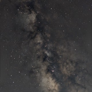 Milky Way Star Clouds Rising Through the Summer Sky
