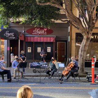 Street Music Performance in San Francisco