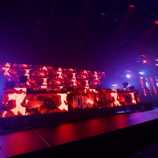 Pulsating LED Stage at Wobbleland Festival 2026