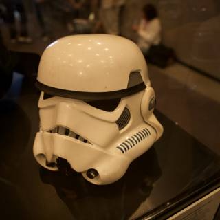 Stormtrooper Helmet on Display at Star Wars Con