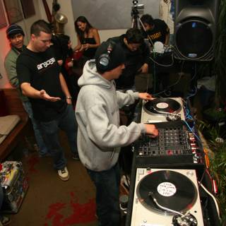 DJ Raul R spinning some tunes
