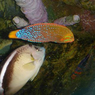 Colorful Fish in Coral Reef Habitat