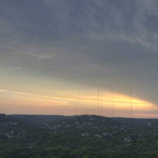 Dark Skies Over the Austin Cityscape