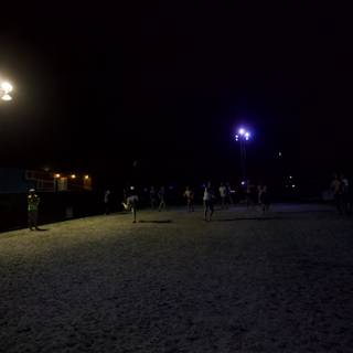 Nighttime Soccer under the Lights