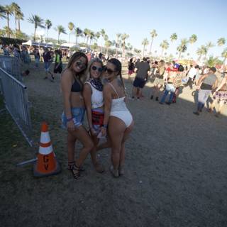 Three Bikini Babes at Coachella