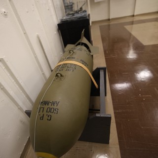 Cold War Era Torpedo Display on USS Hornet