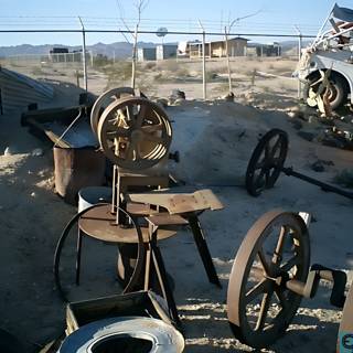 Abandoned Machinery in the Desert