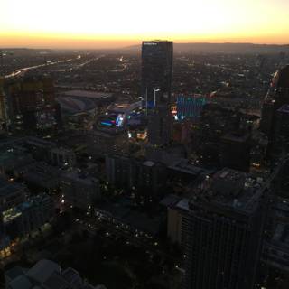 Sunset Cityscape of Los Angeles