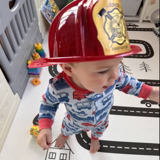 Little Firefighter in the Making