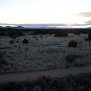 Desert Twilight Over New Mexico High Country