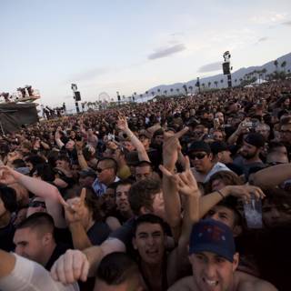 A Sea of Raised Hands: Big Four Festival Crowd