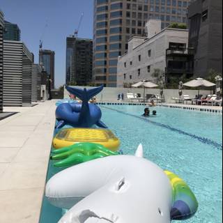 Fun in the Sun at LA's Waterfront Pool