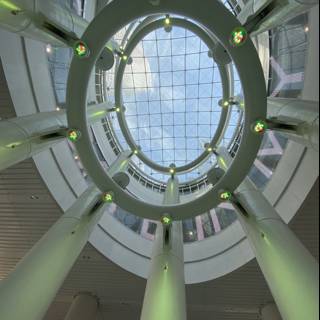 Green-Light Skylight Dome at Salesforce Transit Center