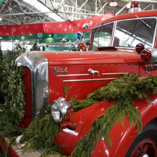 Vintage Fire Truck Holiday Spectacle