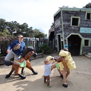 Family Fun at Whimsical Theme Park Village