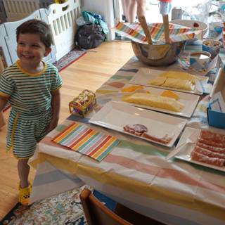 Joyful Moments at the Dining Table