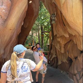 Capturing Memories Under the Redwood Arch