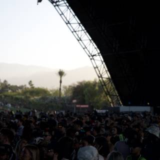 Energetic Attendees at Coachella 2024: A Moment in Music