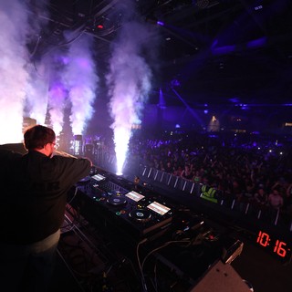 DJ Ignites Crowd with Pyrotechnic Spectacle at Wobbleland
