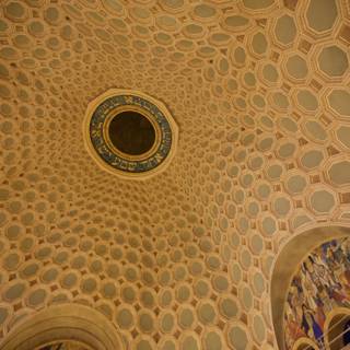 The Majestic Vaulted Ceiling of the Cathedral of the Holy Cross