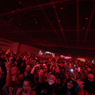 Massive Crowd Surges Under Red Lights at Wobbleland