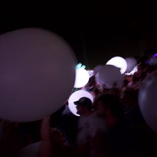 White Balloon Sphere Overwhelms Coachella Crowd