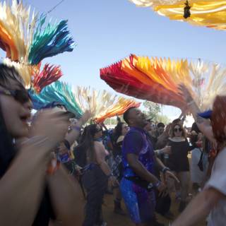 Colors in Motion: Joy at Coachella 2024