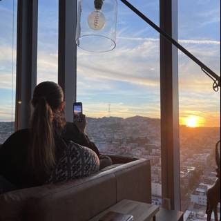 Watching the Sunset in San Francisco