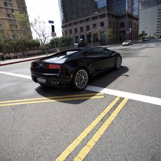 Lamborghini Gallardo Spyder on Urban Roads
