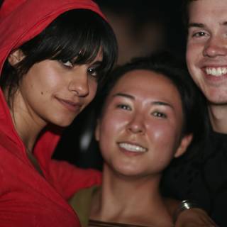 Red Hoodie and Happy Faces at Wedding Club