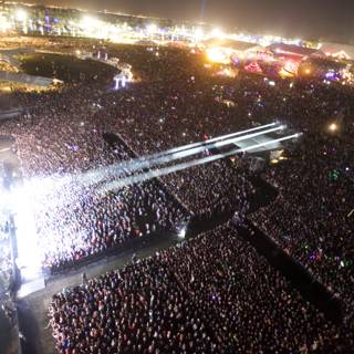 A Sea of Lights and People at Coachella